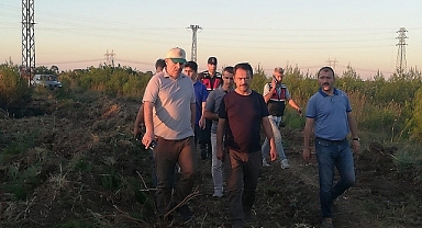 Vali Aktaş, yangın bölgesini inceledi