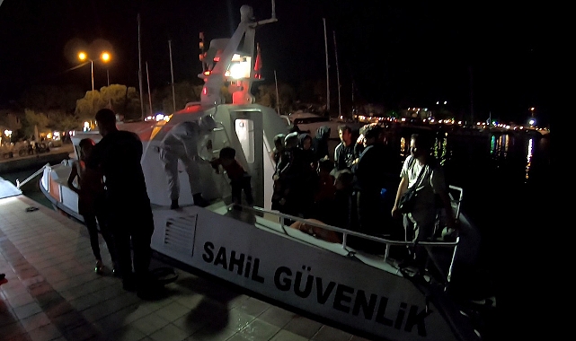 16 düzensiz göçmen kurtarıldı
