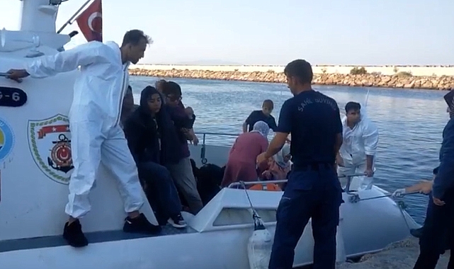 17 düzensiz göçmen kurtarıldı