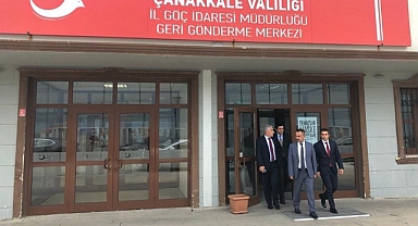 Ayvacık Geri Gönderme Merkezi'ni inceledi