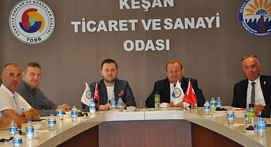 Biga TSO heyeti Keşan'da