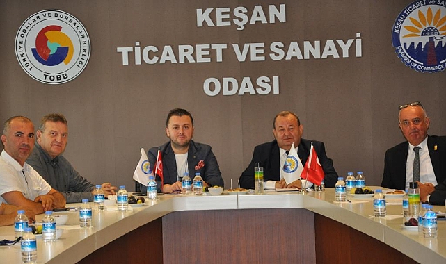 Biga TSO heyeti Keşan&#039;da