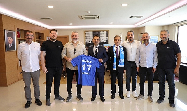 Bigaspor’dan Vali Aktaş’a ziyaret
