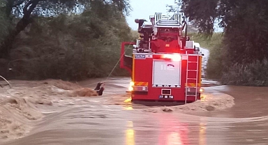 Ezine'de suya kapılan 2 kişi kurtarıldı