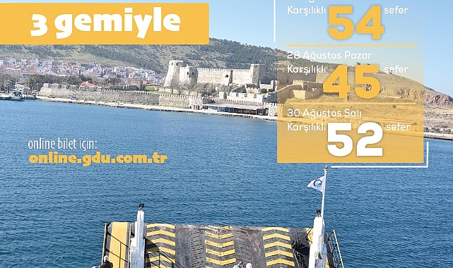 GESTAŞ&#039;tan 30 Ağustos tarifesi