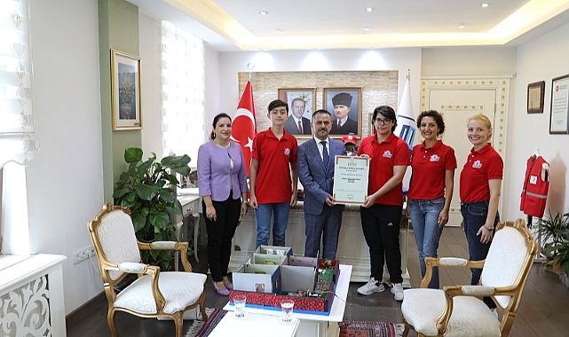 Öğrenciler projelerini anlattı