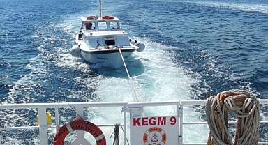 Umurbey önlerinde arızalanmıştı, tersaneye çekildi