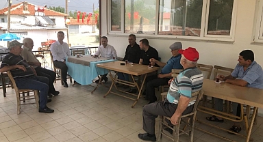 Vali Aktaş köyleri dolaşıyor