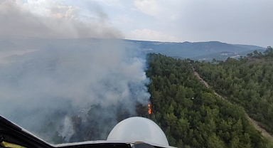 Yıldırım kaynaklı yangınlar söndürüldü