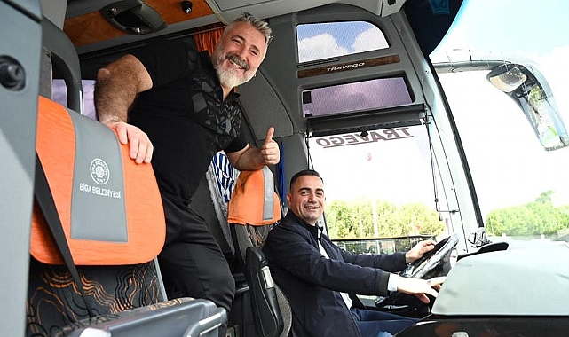 Başkan Erdoğan direksiyonda, Bigaspor Biga için yollarda