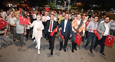 Biga'da kortej yürüyüşü