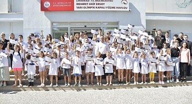 Biga'da Yüzme Turnuvası