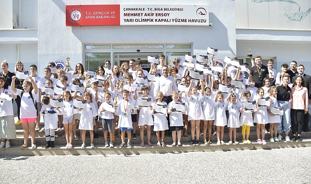 Biga&#039;da Yüzme Turnuvası