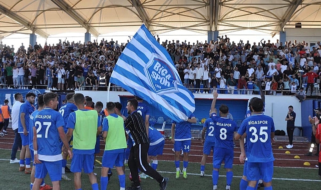 Bigaspor&#039;da galibiyet coşkusu