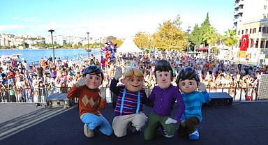 Çocukları eğlendiren festival