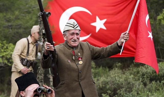 Gazinin oğlu dualarla uğurlandı