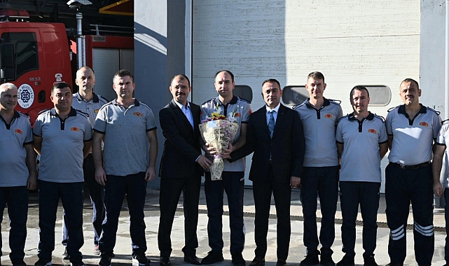 İtfaiye personeliyle buluştular