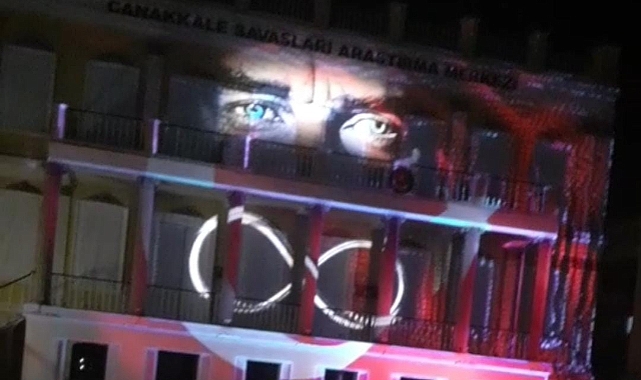 10 Kasım&#039;a özel &#039;3D Mapping&#039; gösterisi
