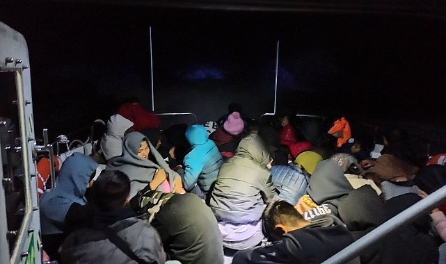 42 düzensiz göçmen kurtarıldı