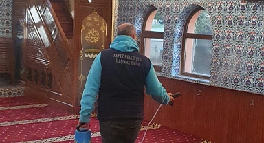 Kepez'de rutin dezenfekte çalışması