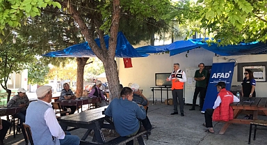 Köylerde afet farkındalık eğitimi