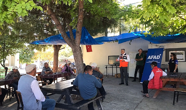 Köylerde afet farkındalık eğitimi