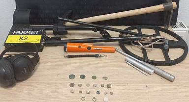 Lapseki'de tarihi eser operasyonu