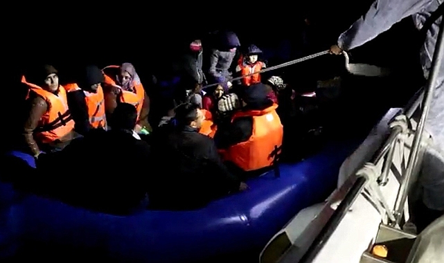 Sahil Güvenlik&#039;ten göçmen operasyonu