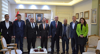 Yeni Yönetimden Vali Aktaş'a ziyaret