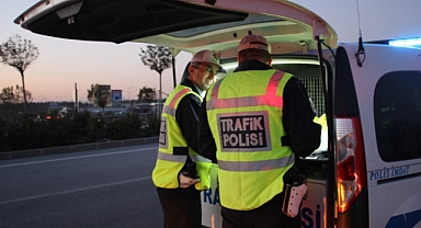 286 araç trafikten men edildi