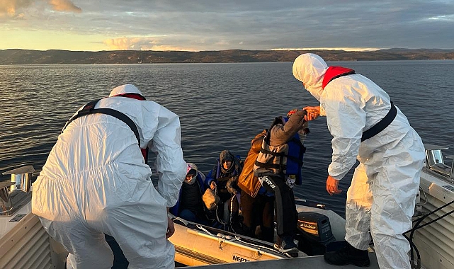 Ayvacık&#039;ta göçmen operasyonu