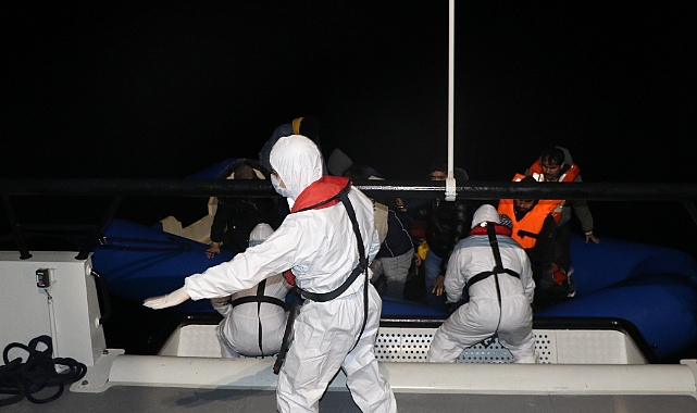Ayvacık&#039;ta göçmen operasyonu