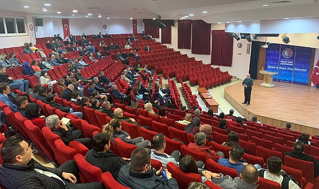 ÇOMÜ&#039;de afet farkındalık eğitimi