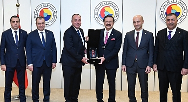 ÇTSO heyetinden Hisarcıklıoğlu'na ziyaret