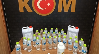 Emniyetten sahte içki operasyonu