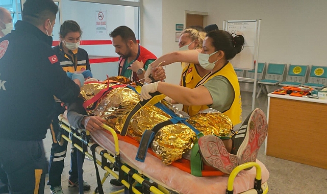 Hastanede Turkuaz Kod Tatbikatı