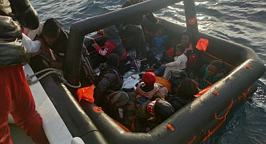 15 düzensiz göçmen kurtarıldı