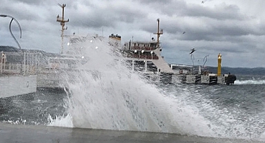 Çanakkale için kuvvetli fırtına uyarısı