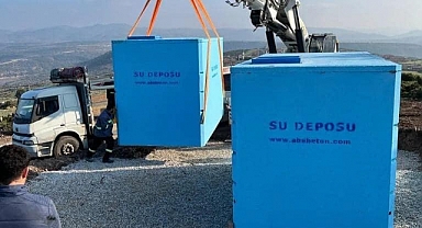 Kızılkeçili'ye su deposu yapılıyor