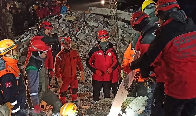 ÇÖZAK ekipleri afet bölgesinde