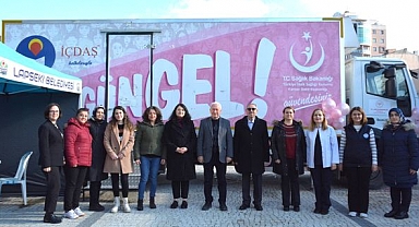 Mobil Kanser Tarama Aracı Lapseki'de