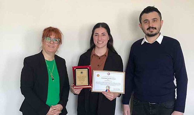 ÇOMÜ Öğrencisinin çalışması en iyi bildiri seçildi