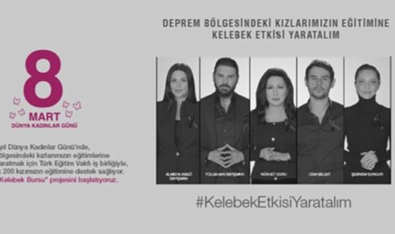 &quot;Kızlarımıza Kelebek Bursu&quot;