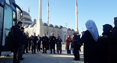 Kutsal topraklara uğurlandılar