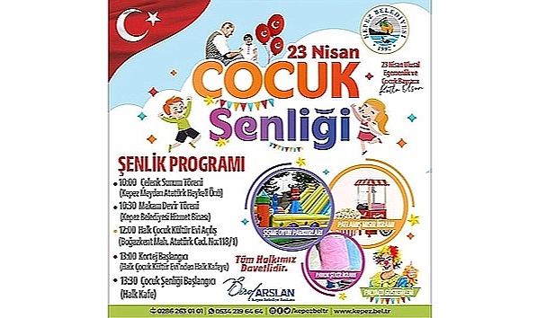 23 Nisan&#039;da Kepez şenlenecek
