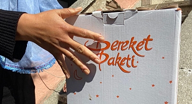 50 aileye erzak kolisi ulaştırıldı