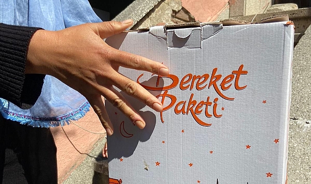 50 aileye erzak kolisi ulaştırıldı