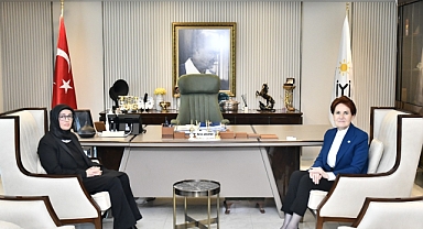 Akşener Sinan Ateş'in eşi Ayşe Ateş ile görüştü