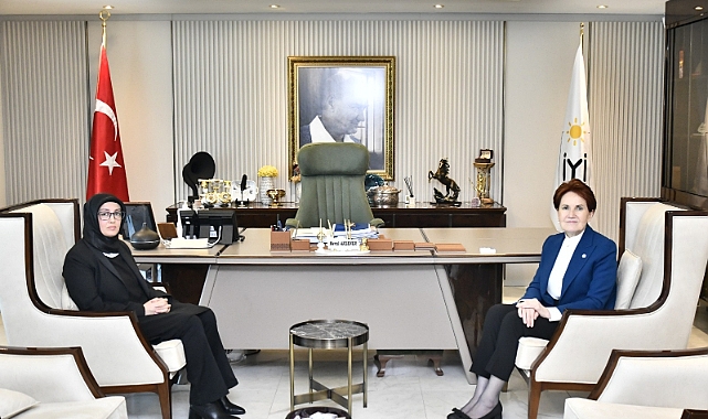 Akşener Sinan Ateş&#039;in eşi Ayşe Ateş ile görüştü