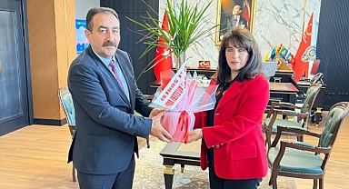 Başkan Uz'dan Taşci'ye ziyaret